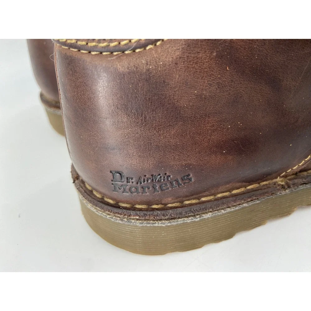 Dr. Martens Boots Mens 10 Brown 2810 Airwair Moc Toe Leather Chukka Vintage